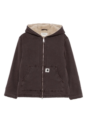 Carhartt WIP Mitch zipped hooded jacket - Brown