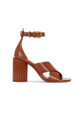 Zimmermann Eddie Sandal in Cognac. Size 37. Also in 38, 39, 40, 41.