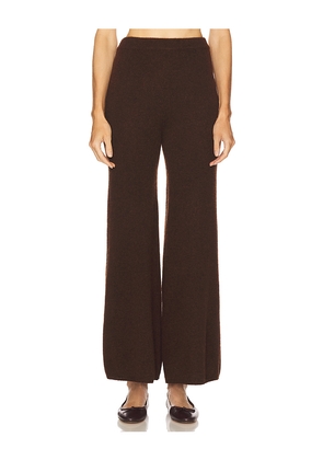 W. Cashmere Blair Flair Sweatpants in Chocolate. Size L. Also in M, S, XL, XS.