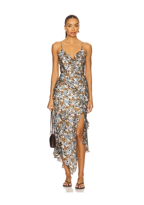 Veronica Beard Avenel Dress in Brown,Blue. Size 0. Also in 10, 12, 14, 16, 2, 4, 6, 8.