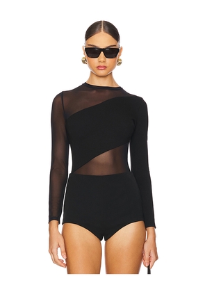 Undress Code Starstruck Bodysuit in Black. Size L. Also in S, XS.