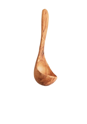 Verve Culture Olivewood Ladle in Brown.