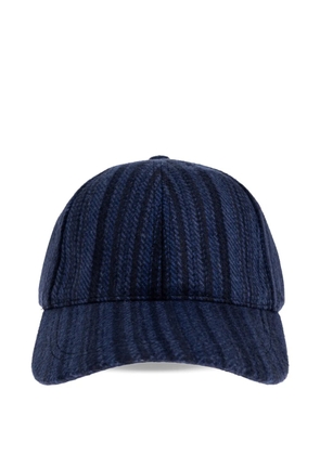Paul Smith striped baseball cap - Blue