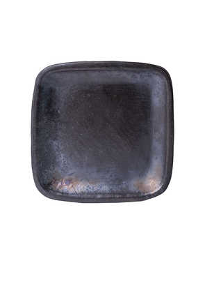 Verve Culture Set Of 4 Longpi Small Plate in Black.