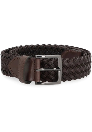 Paul & Shark buckled woven belt - Brown