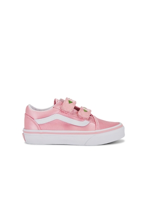 Vans Kids Old Skool V in Pink. Size 1. Also in 12.5, 13.