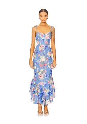 Yumi Kim Baxter Dress in Blue. Size L. Also in M, S, XL, XS.