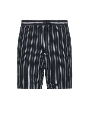 Vince Mesa Stripe Beach Shorts in Blue. Size L. Also in M, S, XL/1X.