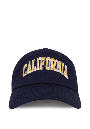 Sporty & Rich logo-embroidered baseball cap - Blue