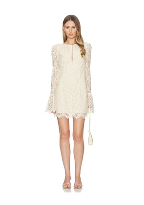 Tularosa Clarissa Mini Dress in Ivory. Size L. Also in M, S, XL, XS, XXS.