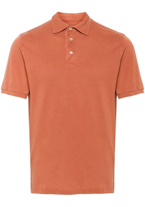Fedeli piqué polo collar - Orange