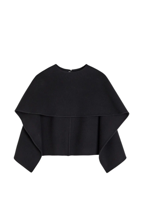 Calvin Klein taylor draped cape - Black