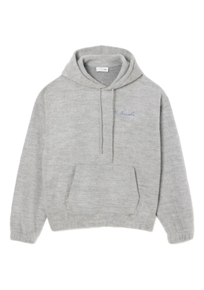 Lacoste long-sleeve pocket hoodie - Grey