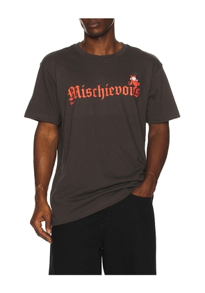 The Forecast Agency Kewpie Naughty Tee in Black. Size L. Also in M, S, XL/1X, XS.