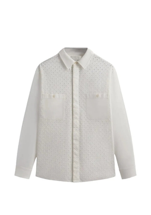 KITH Apollo lattice floral long-sleeve shirt - White