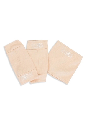 MM6 Maison Margiela numbers-print accessory set - Neutrals