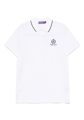 Ralph Lauren Purple Label cotton polo shirt - White