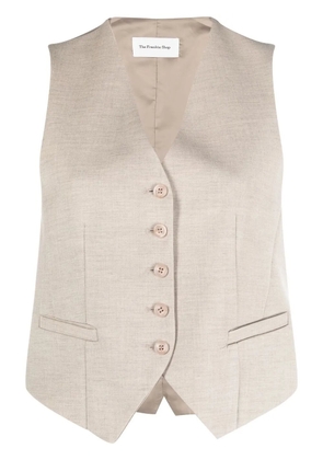 The Frankie Shop Gelso tailored waistcoat - Neutrals