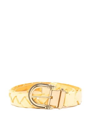 ETRO braided belt - Yellow