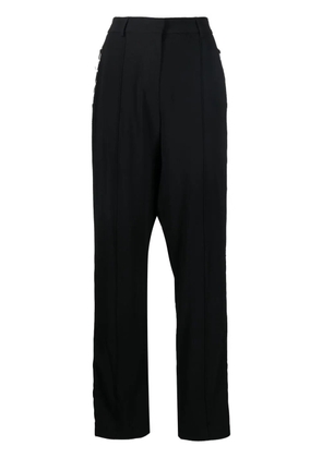 Giuseppe Di Morabito lace-up detail straight-leg trousers - Black