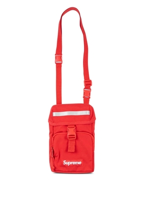 Supreme logo-patch camera bag - Red