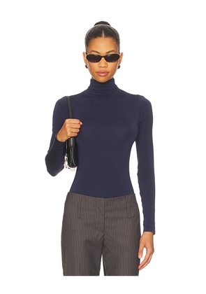 Wolford Colorado Bodysuit in Navy. Size L. Also in M, S.