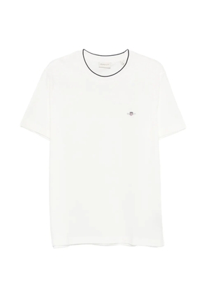 Gant crew-neck short-sleeve T-shirt - White