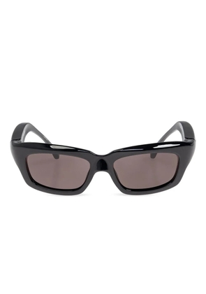 Balenciaga Eyewear rectangle-frame sunglasses - Black