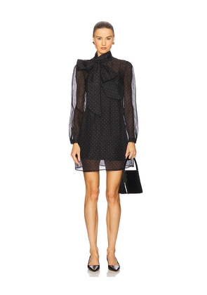 Zimmermann Pussybow Mini Dress in Black. Size 0/XS. Also in 1/S, 2/M, 3/L.