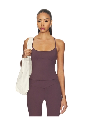 WellBeing + BeingWell FlowWell Haven Tank in Mauve. Size L. Also in M, S, XL, XS, XXS.