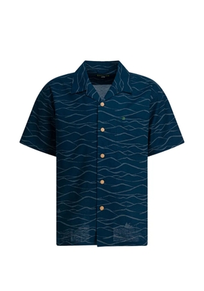 Montbell patterned button shirt - Blue