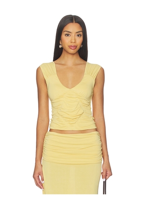 With Jean Lila Top in Yellow. Size L. Also in M, S, XS, XXS.