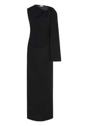 Rosetta Getty twist cape maxi dress - Black