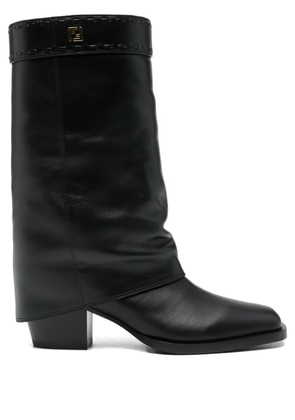 FENDI leather ankle boots - Black