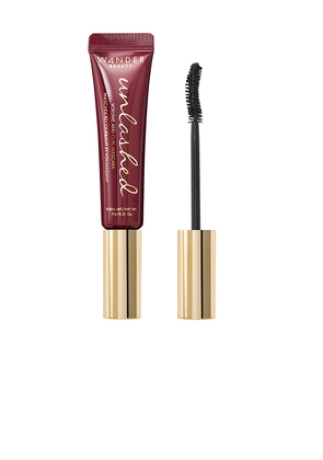 Wander Beauty Unlashed Volume and Curl Mascara in Black.