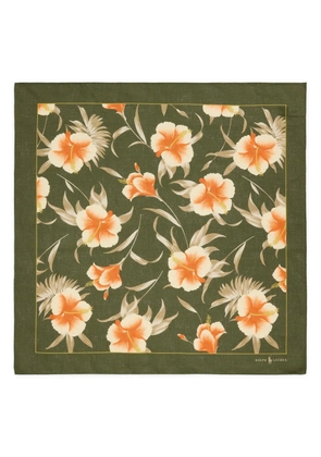 Polo Ralph Lauren floral-print silk bandana - Green