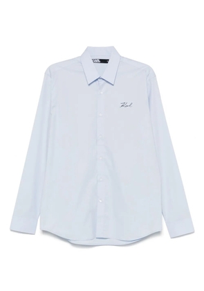 Karl Lagerfeld logo-print shirt - Blue