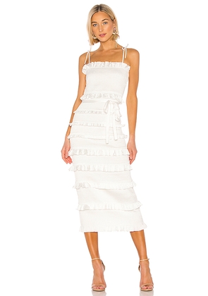 V. Chapman Lily Dress in White. Size 0. Also in 10, 12, 2, 4, 6, 8.