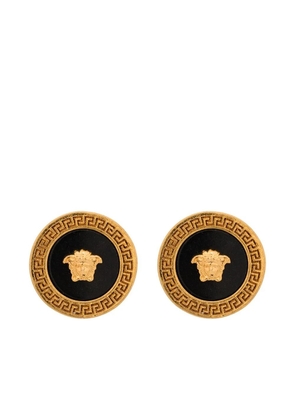 Versace Medusa enamel stud earrings - Gold