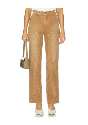 Veronica Beard Dylan High Rise Straight Leg in Beige. Size 25. Also in 24, 26, 29.