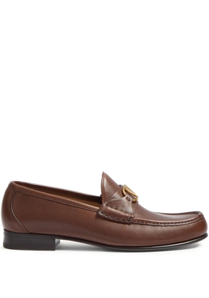 Valentino Garavani VLogo Signature loafers - Brown