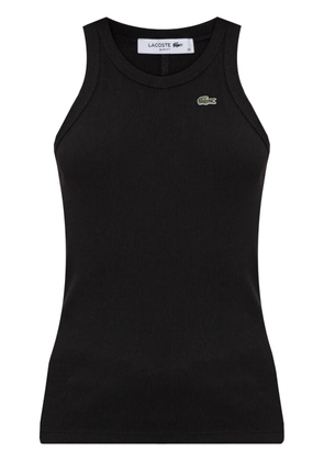 Lacoste cotton tank top - Black