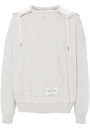 Golden Goose printed cotton hoodie - Grey