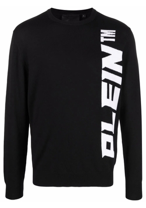 Philipp Plein logo-print sweater - Black