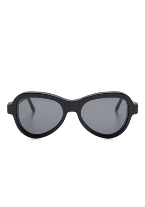 Sestini Eyewear Otto butterfly-frame sunglasses - Black