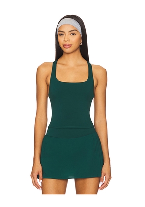 WellBeing + BeingWell MoveWell Wynn Tank in Dark Green. Size L. Also in M, XL.