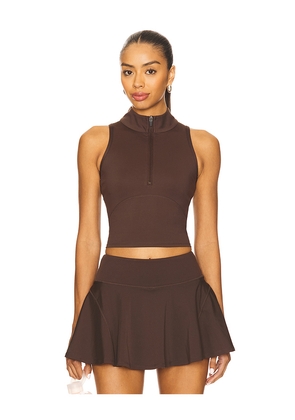 WellBeing + BeingWell MoveWell Rowan Tank in Brown. Size L. Also in M, S, XL, XS, XXS.