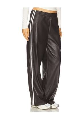 THE UPSIDE Vegan Leather Twilight Pant in Brown. Size M. Also in XS.