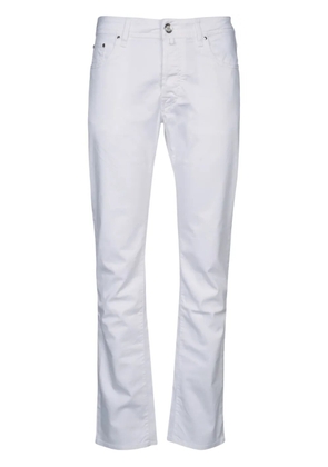 Jacob Cohën logo-patch trousers - White