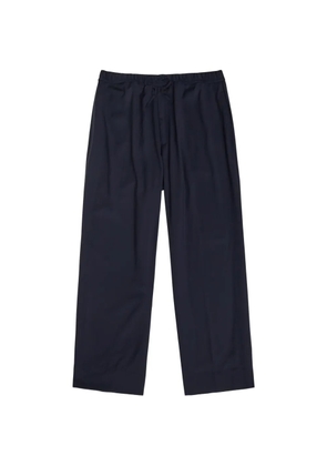 Officine Generale Nilson drawstring wide-leg trousers - Blue
